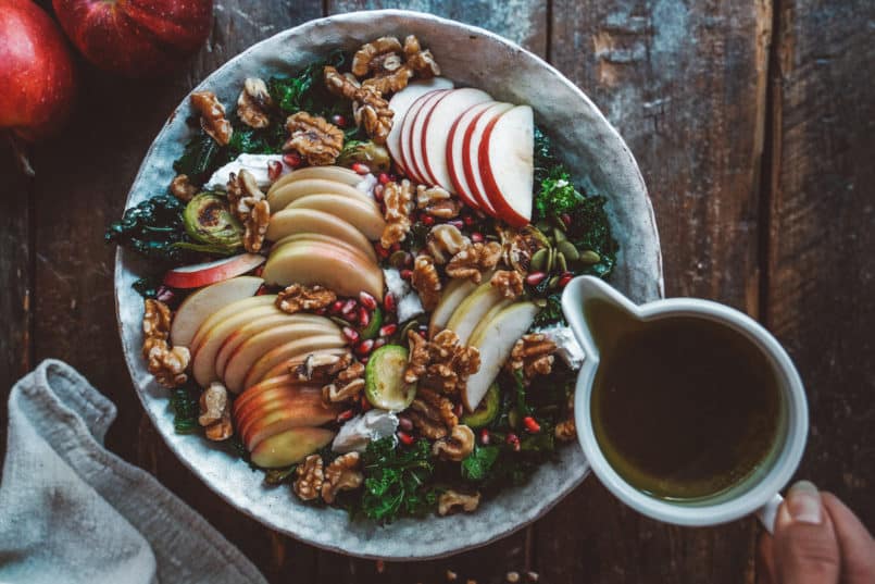 After enjoying this nourishing Warm Kale Salad drizzled with a Lemony Mustard Thyme dressing you'll be adding it to your weekly winter meal plan.