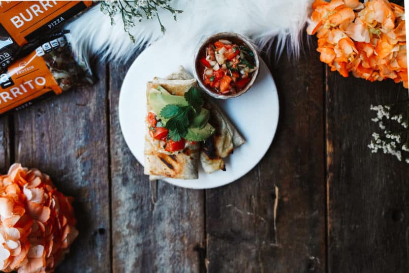 When I tried these plant based All Day Burritos made with meat and dairy alternatives, I couldn't help but spice it up a bit with my cashew chipotle sauce.