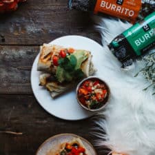 When I tried these plant based All Day Burritos made with meat and dairy alternatives, I couldn't help but spice it up a bit with my cashew chipotle sauce.