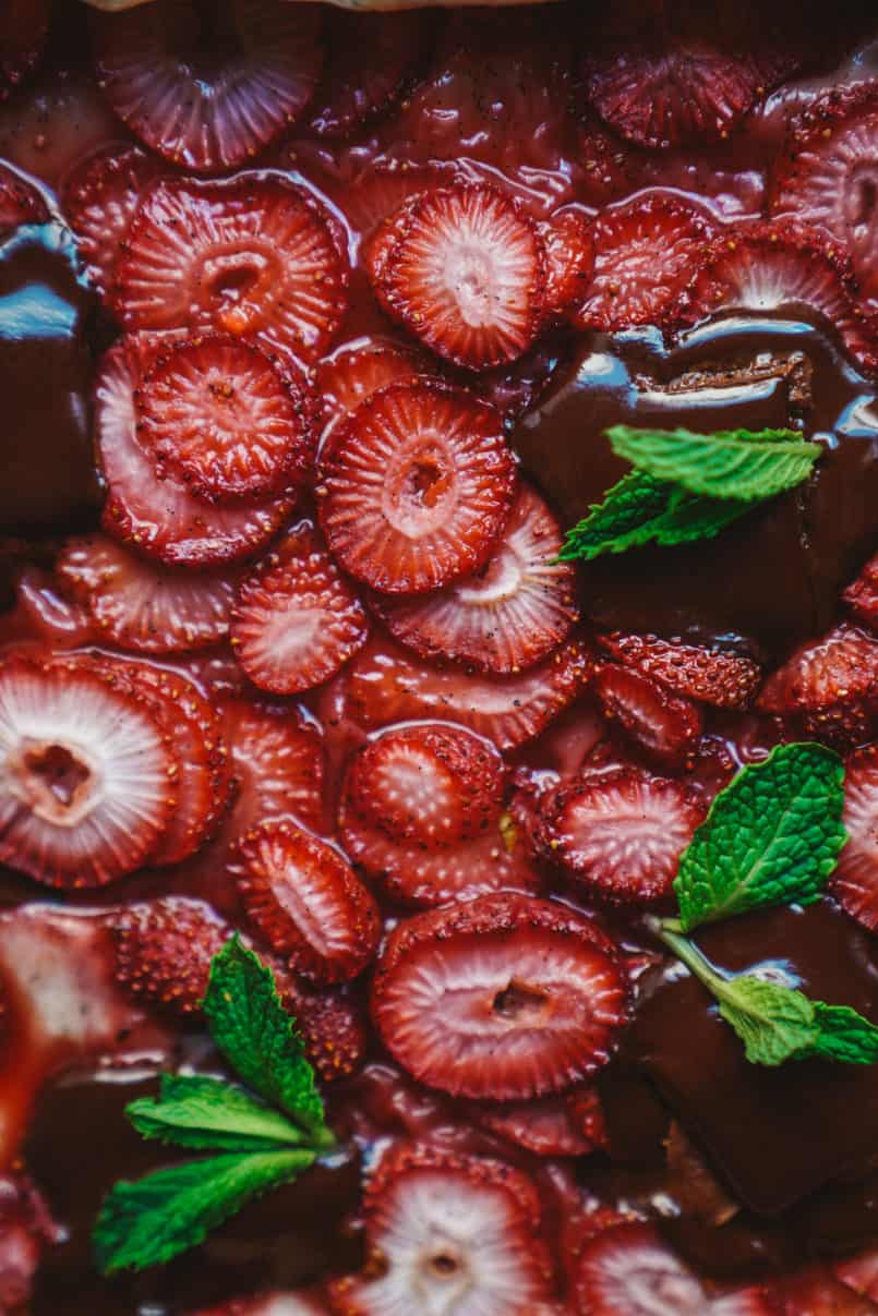 I'm baking up some bright, fresh, and oh so delicious summer vegan desserts, starting with this simple rustic vegan berry chocolate tart.