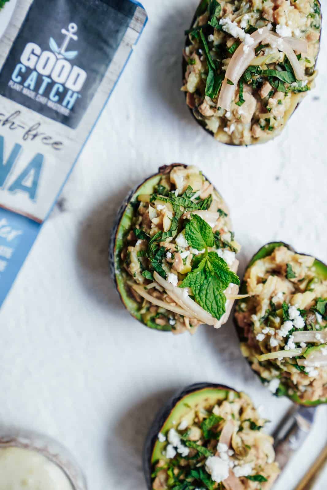 This quick and easy tuna salad recipe is vegan friendly and will not only save you time, but also save the ocean. Perfect for a hot summer day or meal prep!