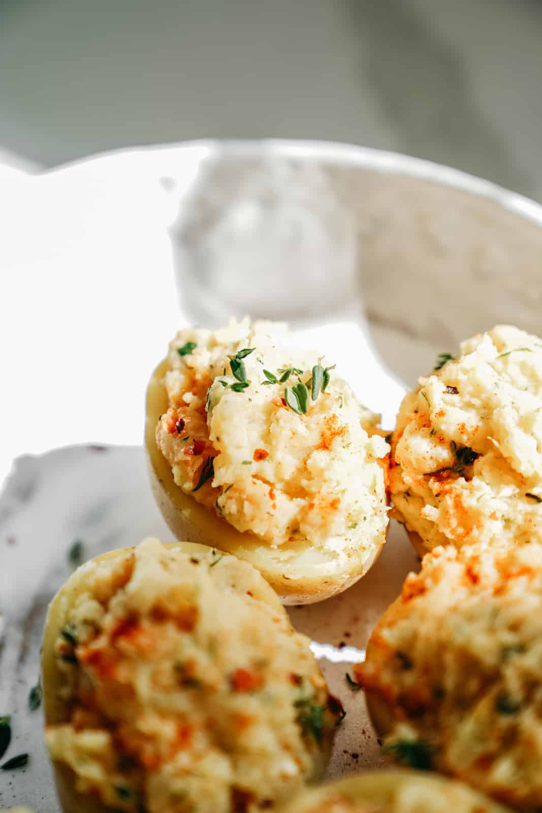 Vegan Deviled Potatoes