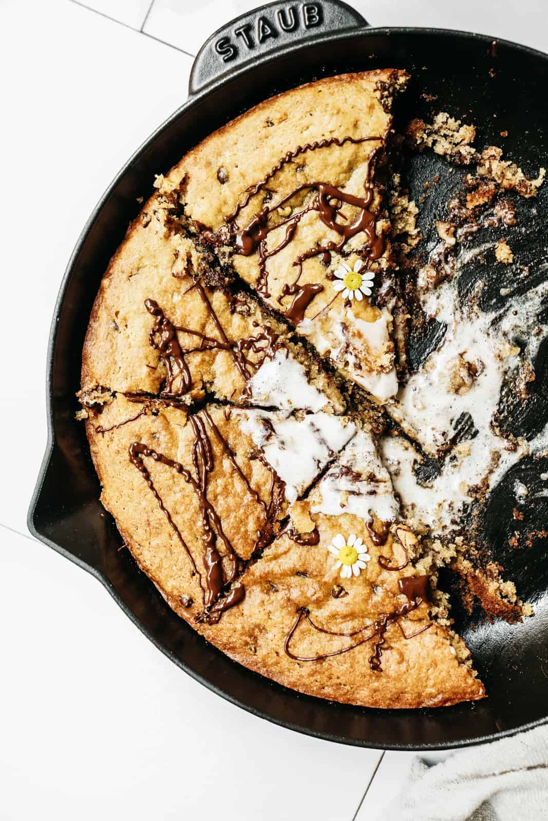 Deep Dish Chocolate Chip Cookie Skillet