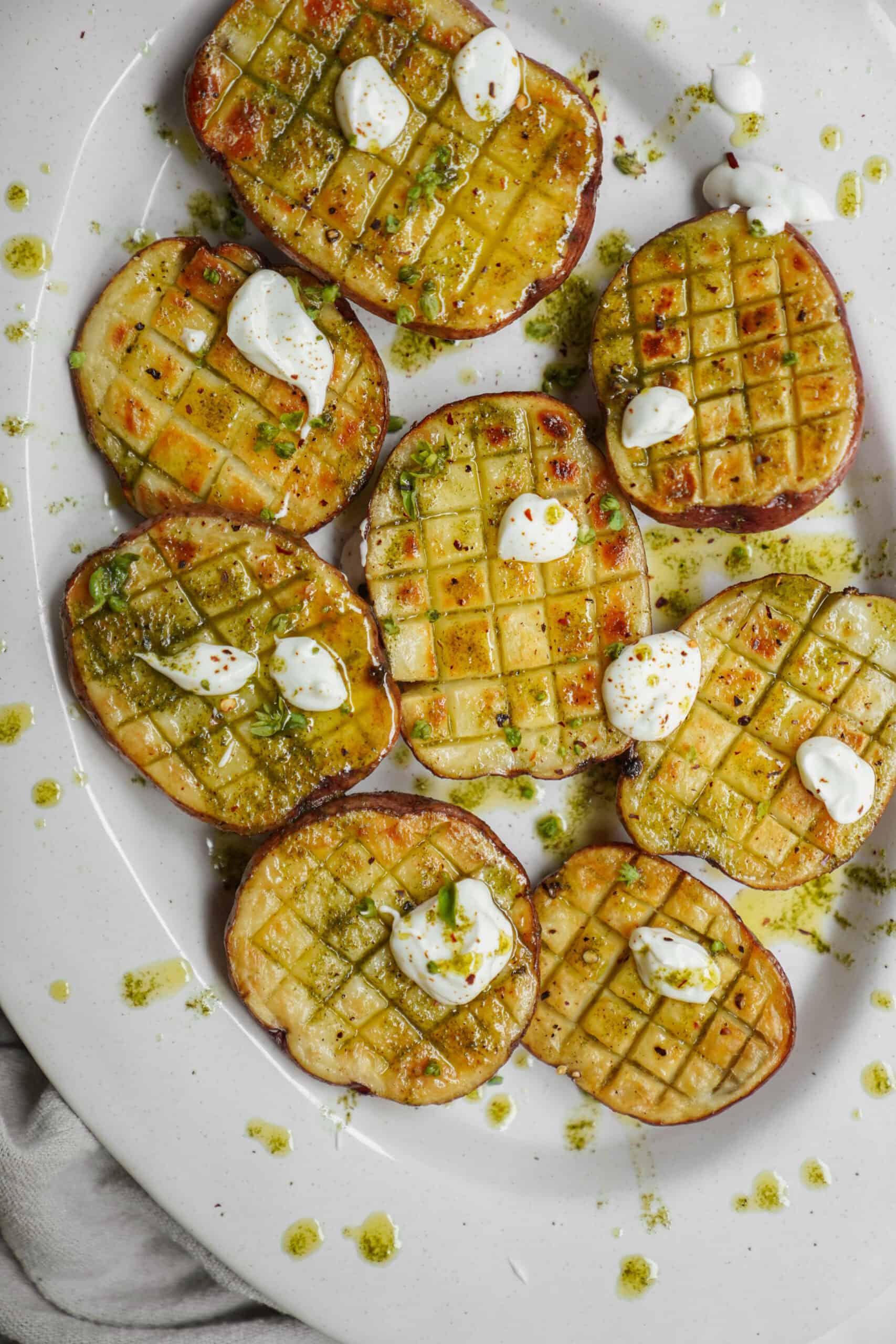 Best baked potato recipe on white plate