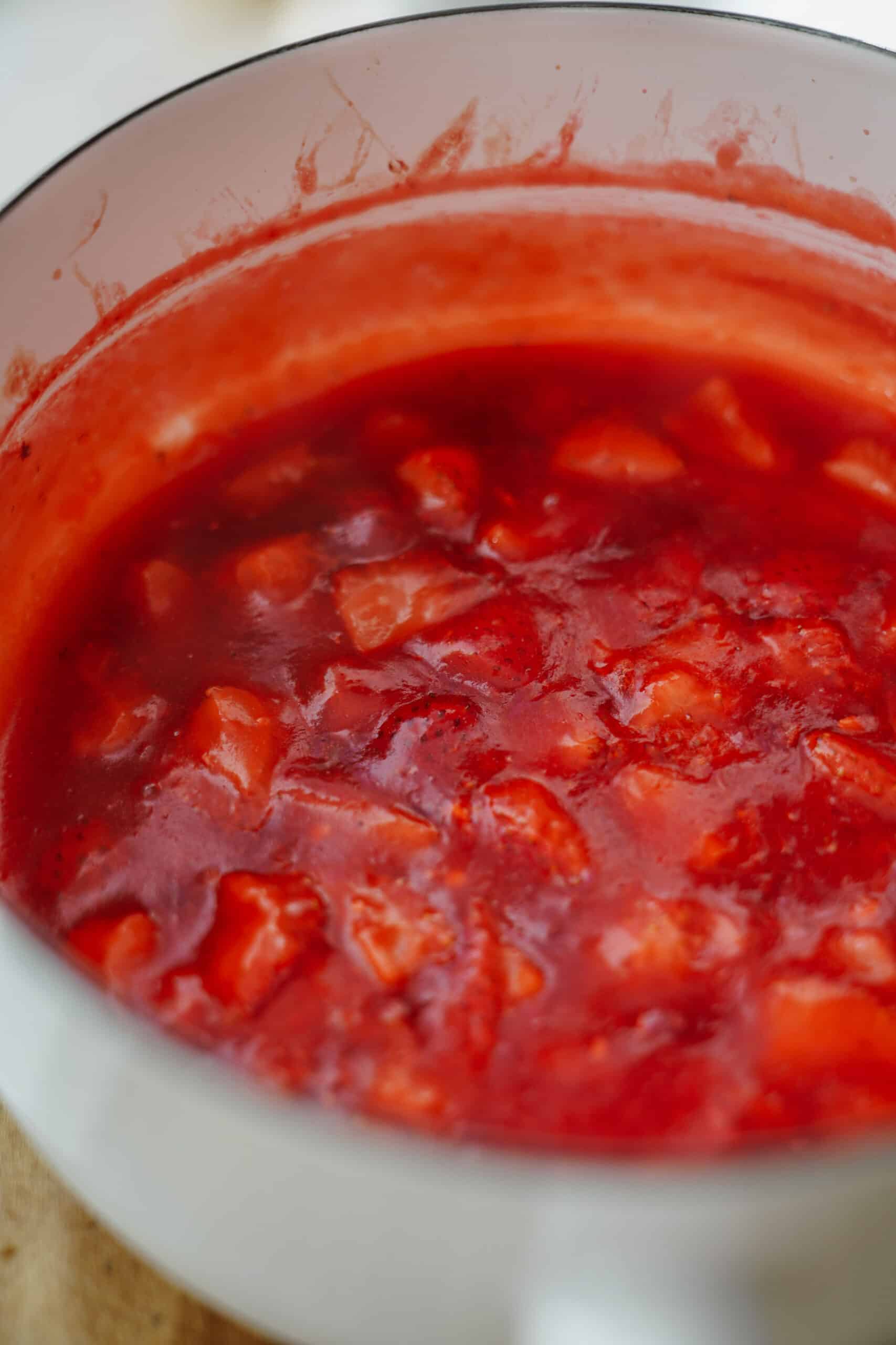 Strawberries for gluten-free chocolate cupcakes 