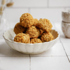 bowl of cauliflower bites