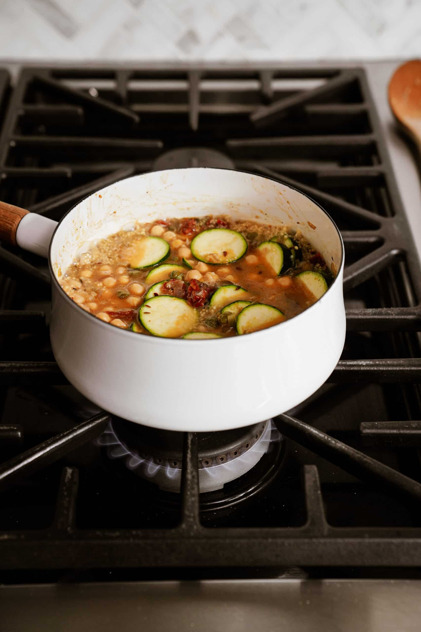 ingredients on stove top