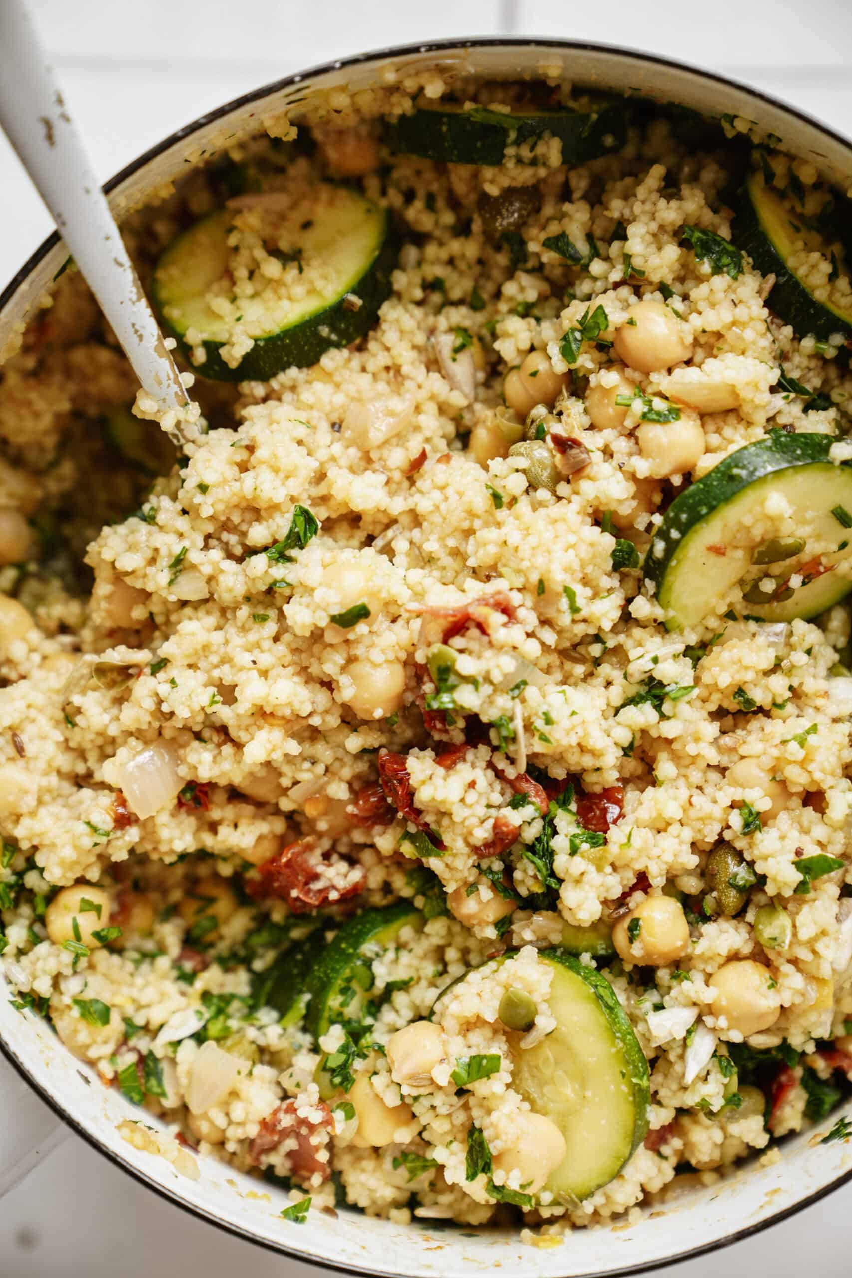 warm couscous salad