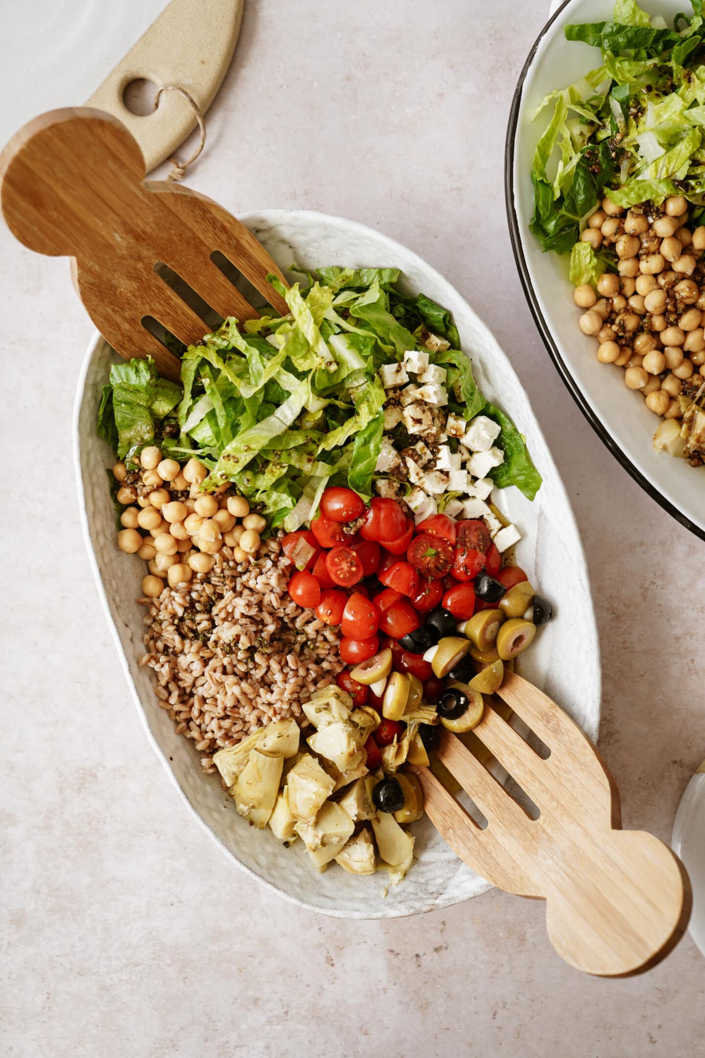 Jennifer Aniston Salad in a big bowl 