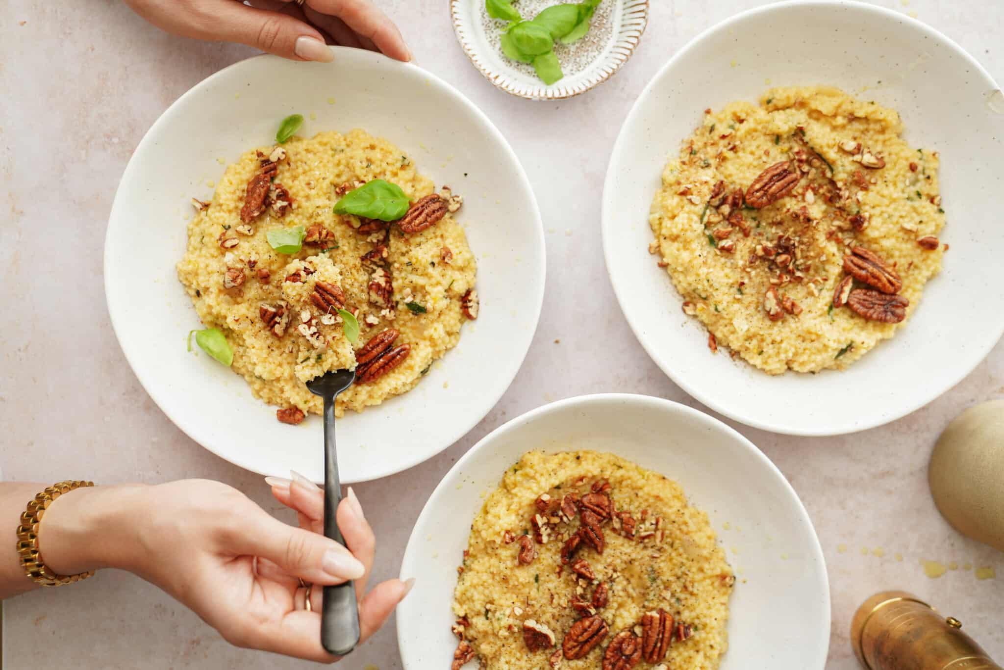 Pastina recipe in multiple bowls