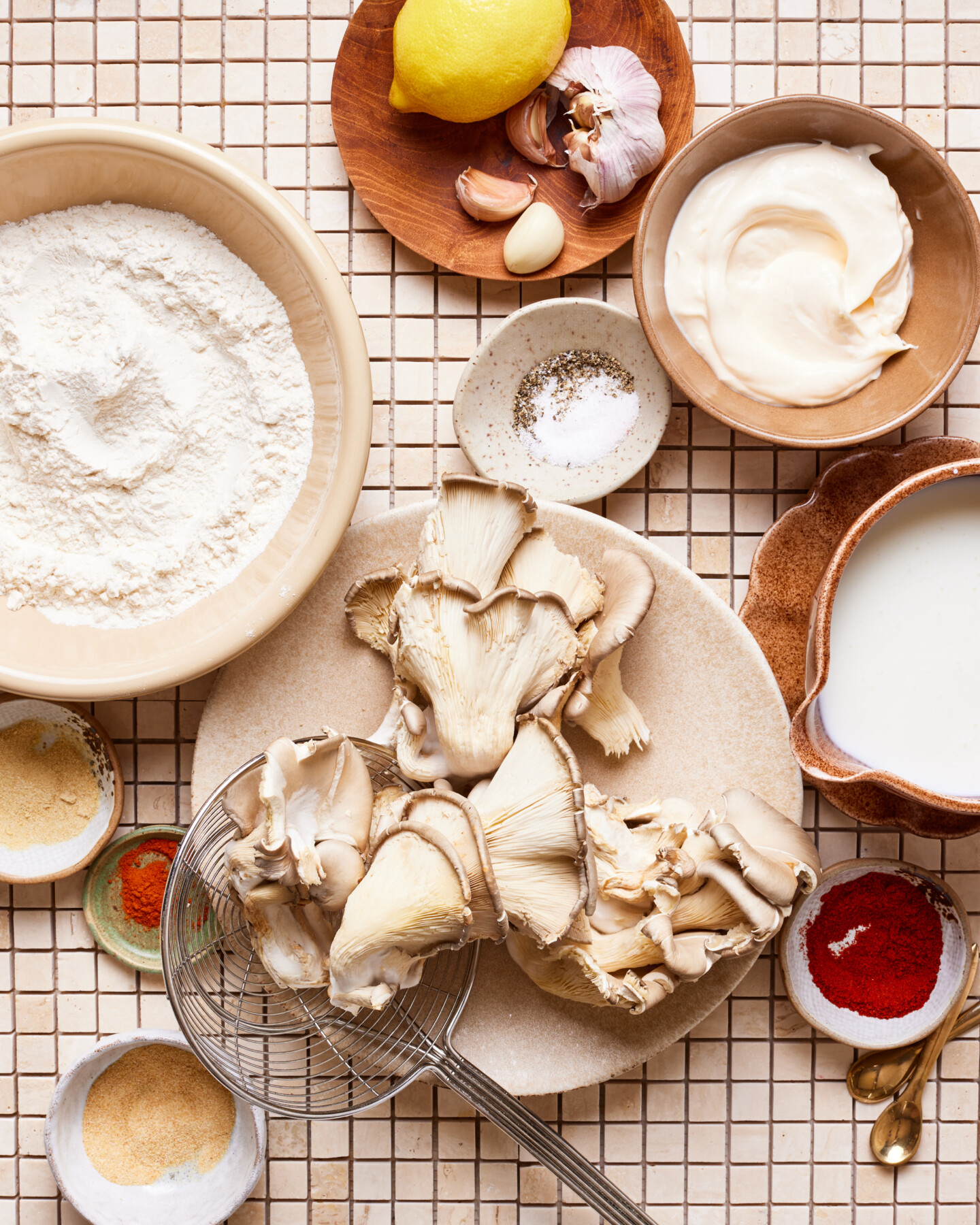 Fried Oyster Mushrooms