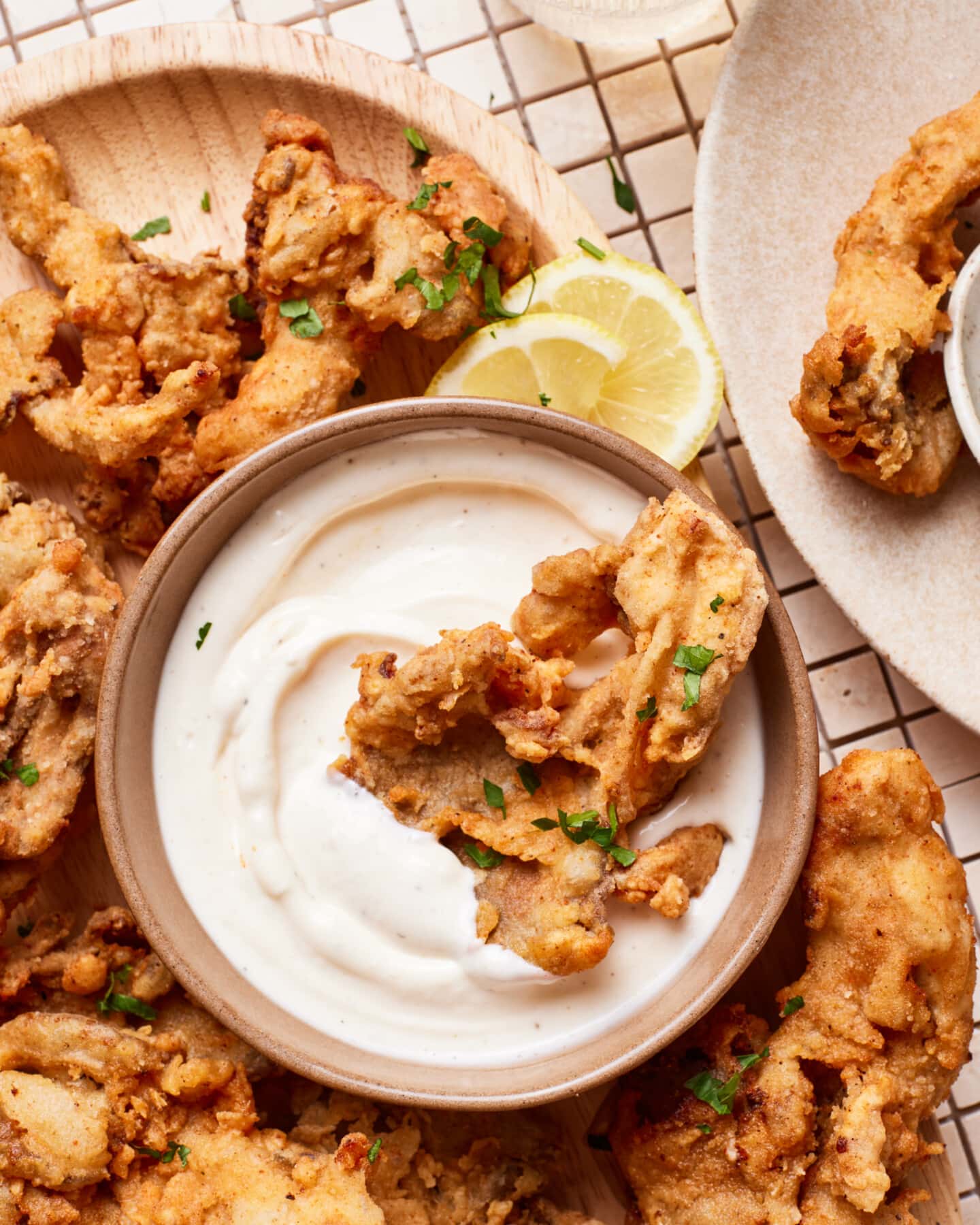 Fried Oyster Mushrooms