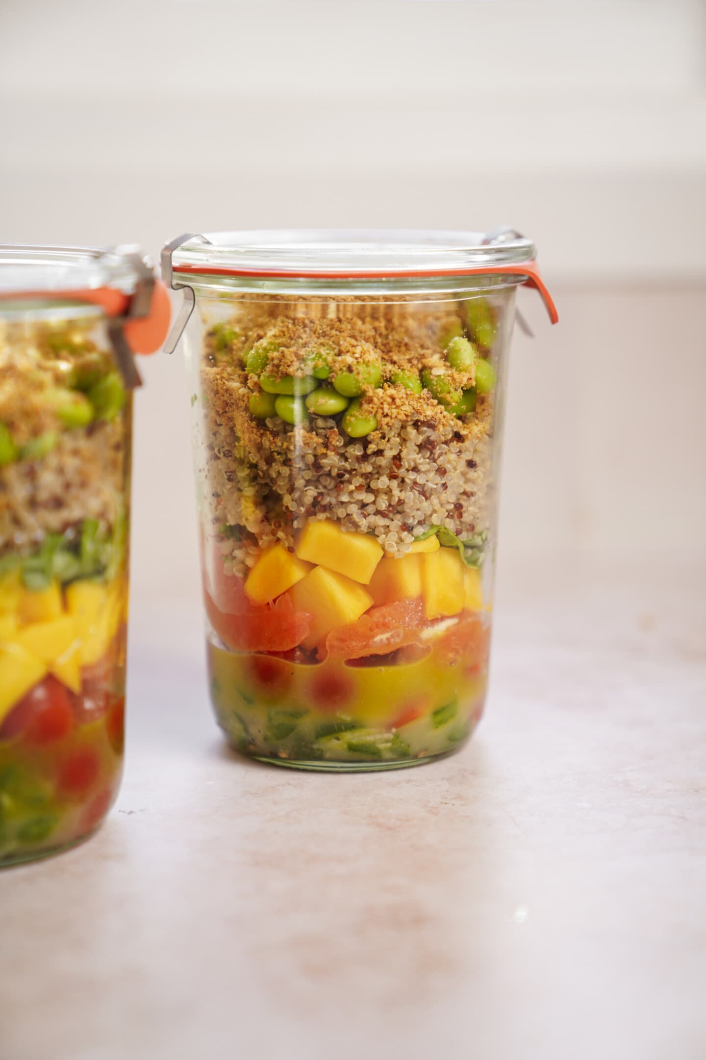 Food preps in a jar