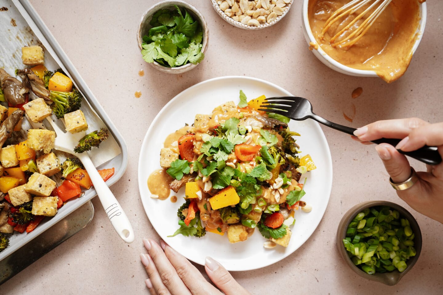 Sheet pan meal