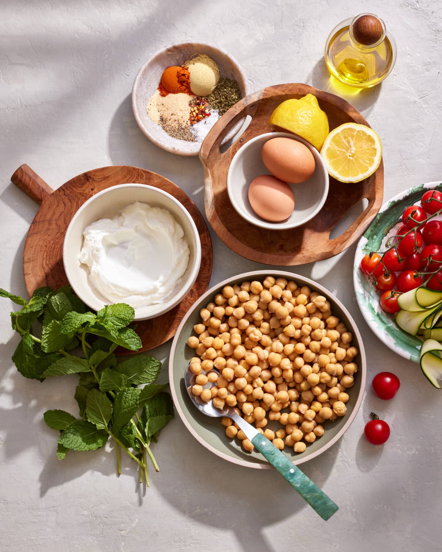 Ingredients for Breakfast Plate