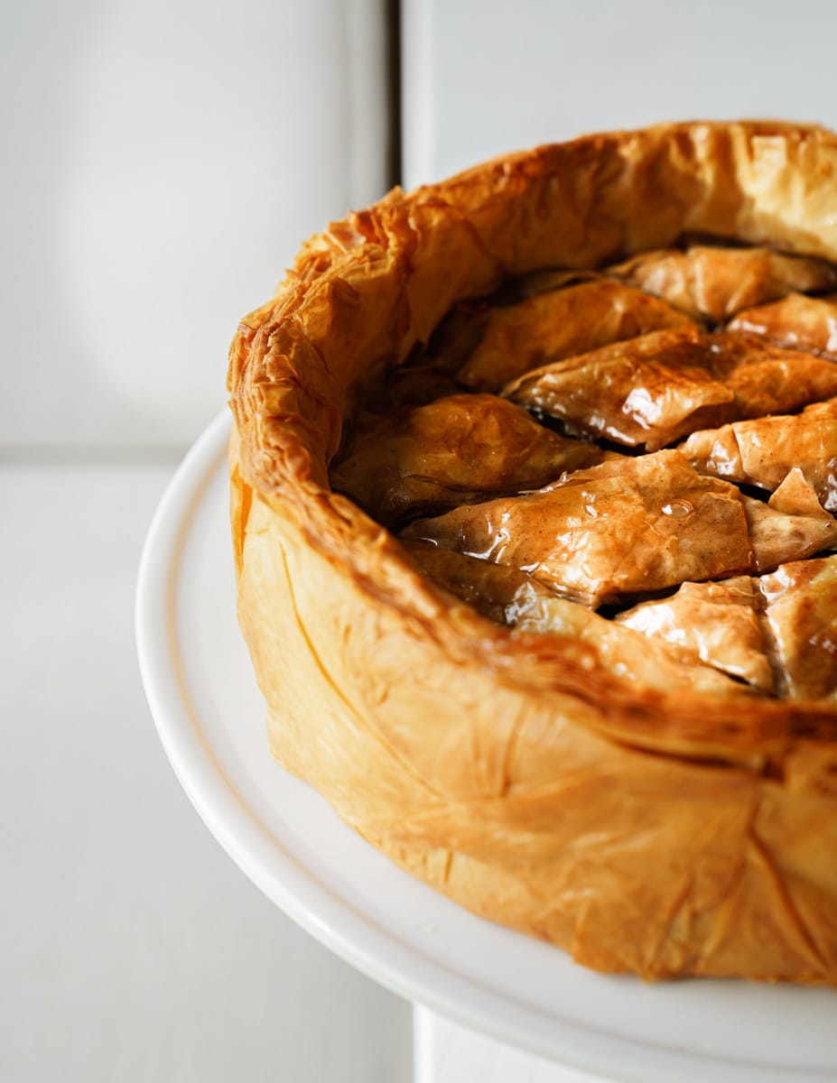 Close up of baklava