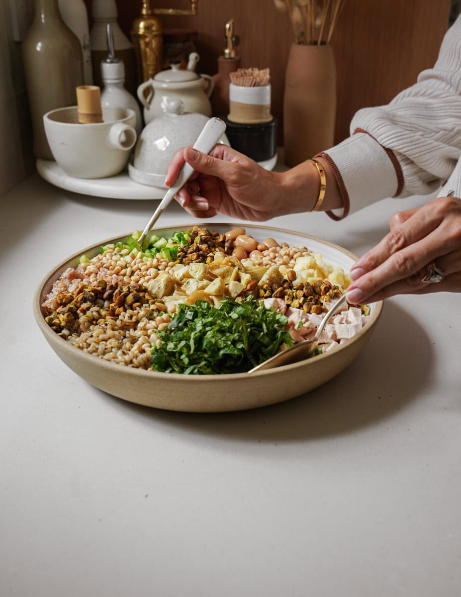 Bulgar Salad in a bowl