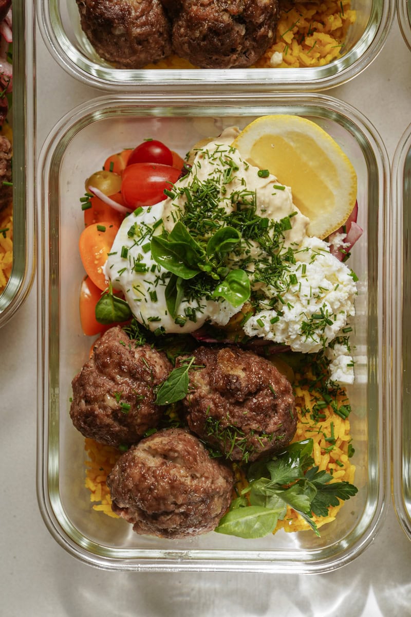 Greek Bowls in a container